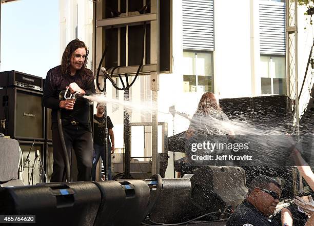 Singer Ozzy Osbourne performs onstage at EpicFest presented by Chairman and CEO of Epic Records, L.A. Reid at Sony Pictures Studios on August 29,...