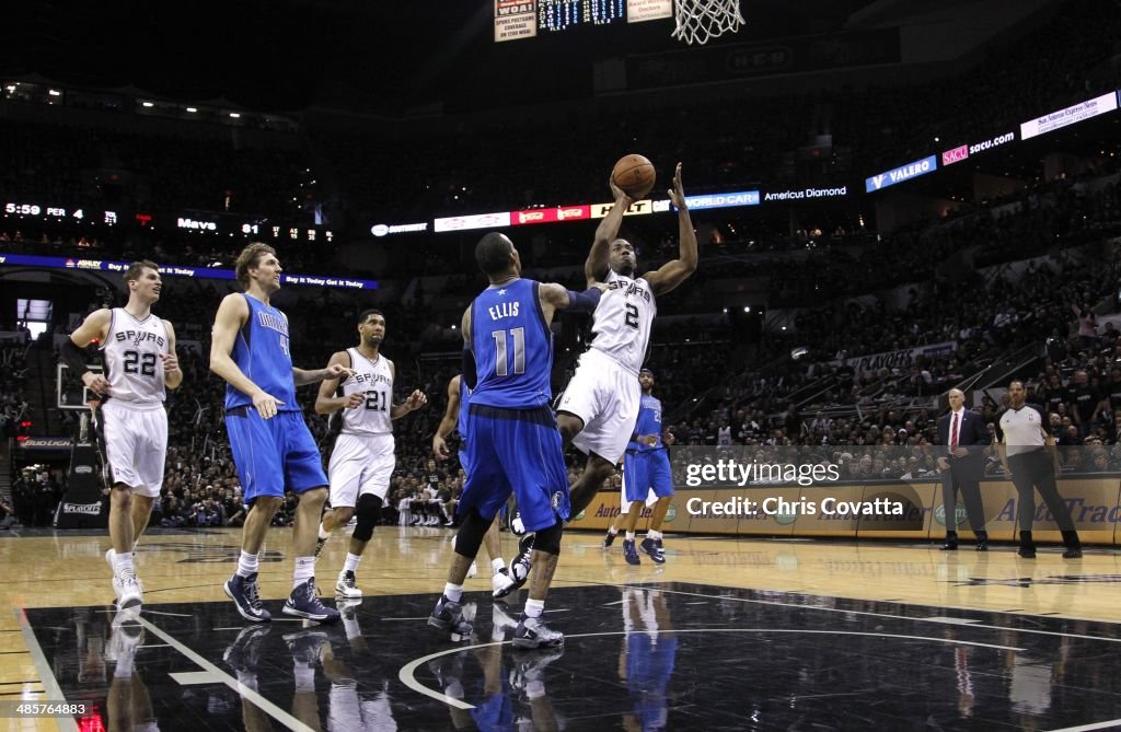 Dallas Mavericks v San Antonio Spurs - Game One