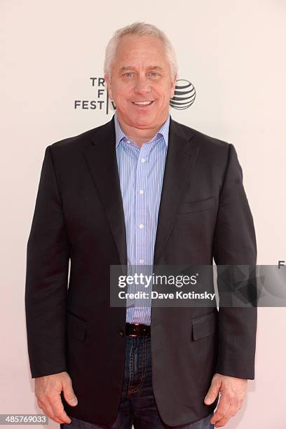 Film subject Greg LeMond attends the "Slaying The Badger" Premiere during the 2014 Tribeca Film Festival at the SVA Theater on April 20, 2014 in New...