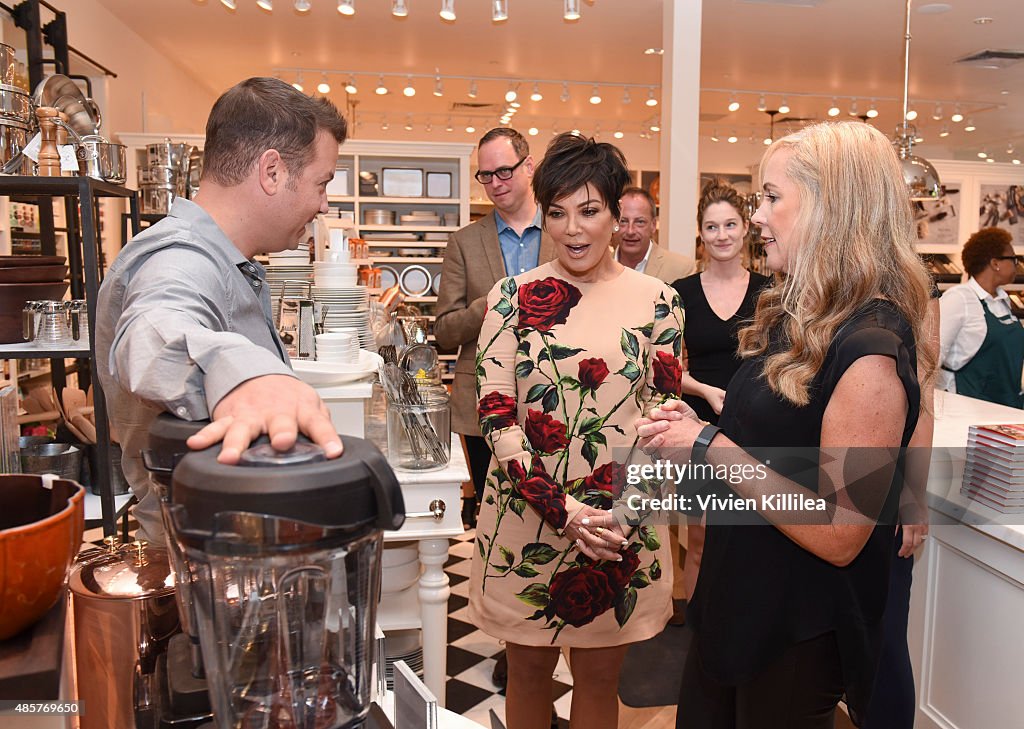 Williams-Sonoma And Kris Jenner Get Cooking At Grand Opening Of Store At The Commons At Calabasas
