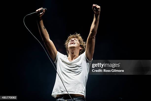 Paolo Nutini performs at Bellahouston Park on August 29, 2015 in Glasgow, Scotland.