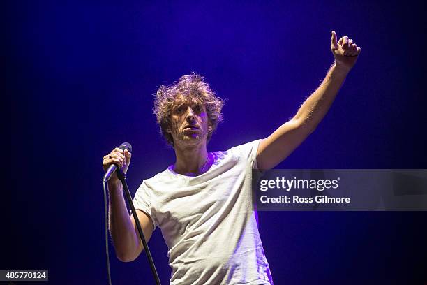 Paolo Nutini performs at Bellahouston Park on August 29, 2015 in Glasgow, Scotland.