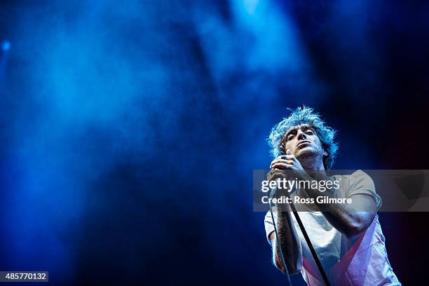 Paolo Nutini performs at Bellahouston Park on August 29, 2015 in Glasgow, Scotland.