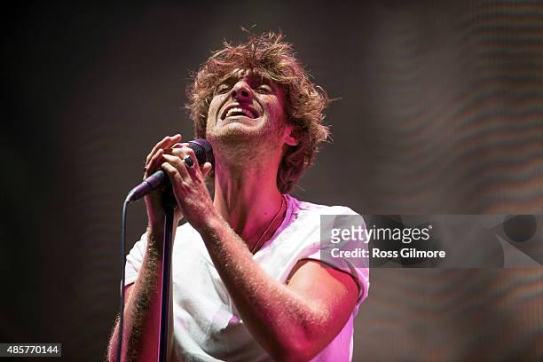 Paolo Nutini performs at Bellahouston Park on August 29, 2015 in Glasgow, Scotland.