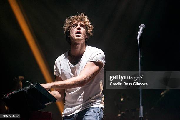 Paolo Nutini performs at Bellahouston Park on August 29, 2015 in Glasgow, Scotland.