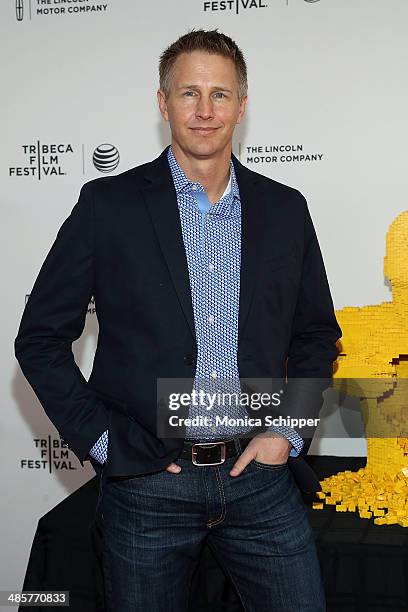 Filmmaker Daniel Junge attends the premiere of "Beyond the Brick: A LEGO Brickumentary" during the 2014 Tribeca Film Festival at SVA Theater on April...