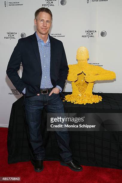 Filmmaker Daniel Junge attends the premiere of "Beyond the Brick: A LEGO Brickumentary" during the 2014 Tribeca Film Festival at SVA Theater on April...