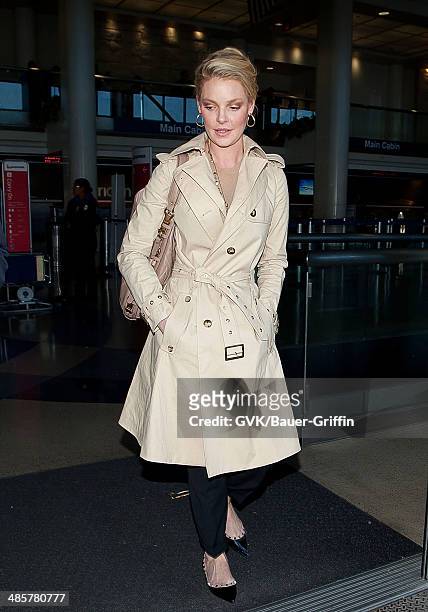 Katherine Heigl is seen at Los Angeles International Airport on February 14, 2013 in Los Angeles, California.