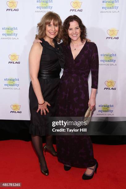 Lizz Winstead and Ally Sheedy attend the 6th annual PFLAG Straight For Equality Awards Gala at Marriott Marquis Times Square on April 10, 2014 in New...