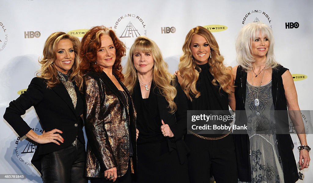 29th Annual Rock And Roll Hall Of Fame Induction Ceremony - Press Room
