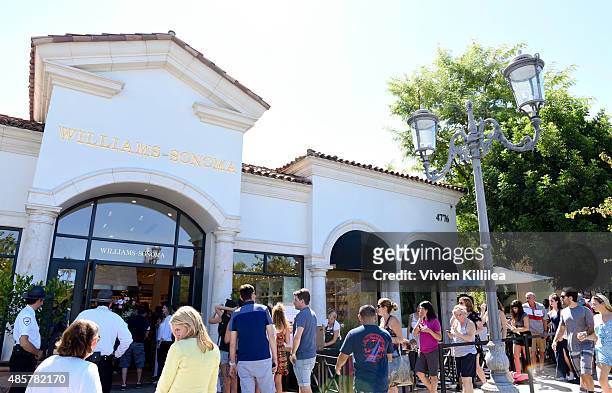General view of atmosphere at Williams-Sonoma and Kris Jenner Get Cooking at Grand Opening of store at The Commons at Calabasas on August 29, 2015 in...