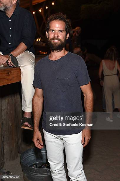 Jed Lind attends Kelly Slater, John Moore and Friends Celebrate the Launch of Outerknown at Private Residence on August 29, 2015 in Malibu,...