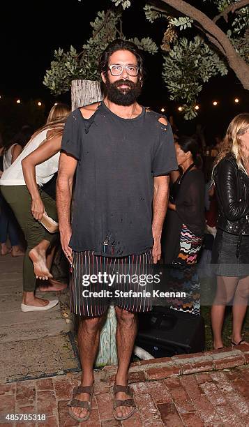 Greg Chait attends Kelly Slater, John Moore and Friends Celebrate the Launch of Outerknown at Private Residence on August 29, 2015 in Malibu,...