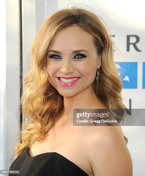 Actress Fiona Gubelmann arrives at The Hidden Heroes Gala presented by Mercy For Animals at Unici Casa on August 29, 2015 in Culver City, California.