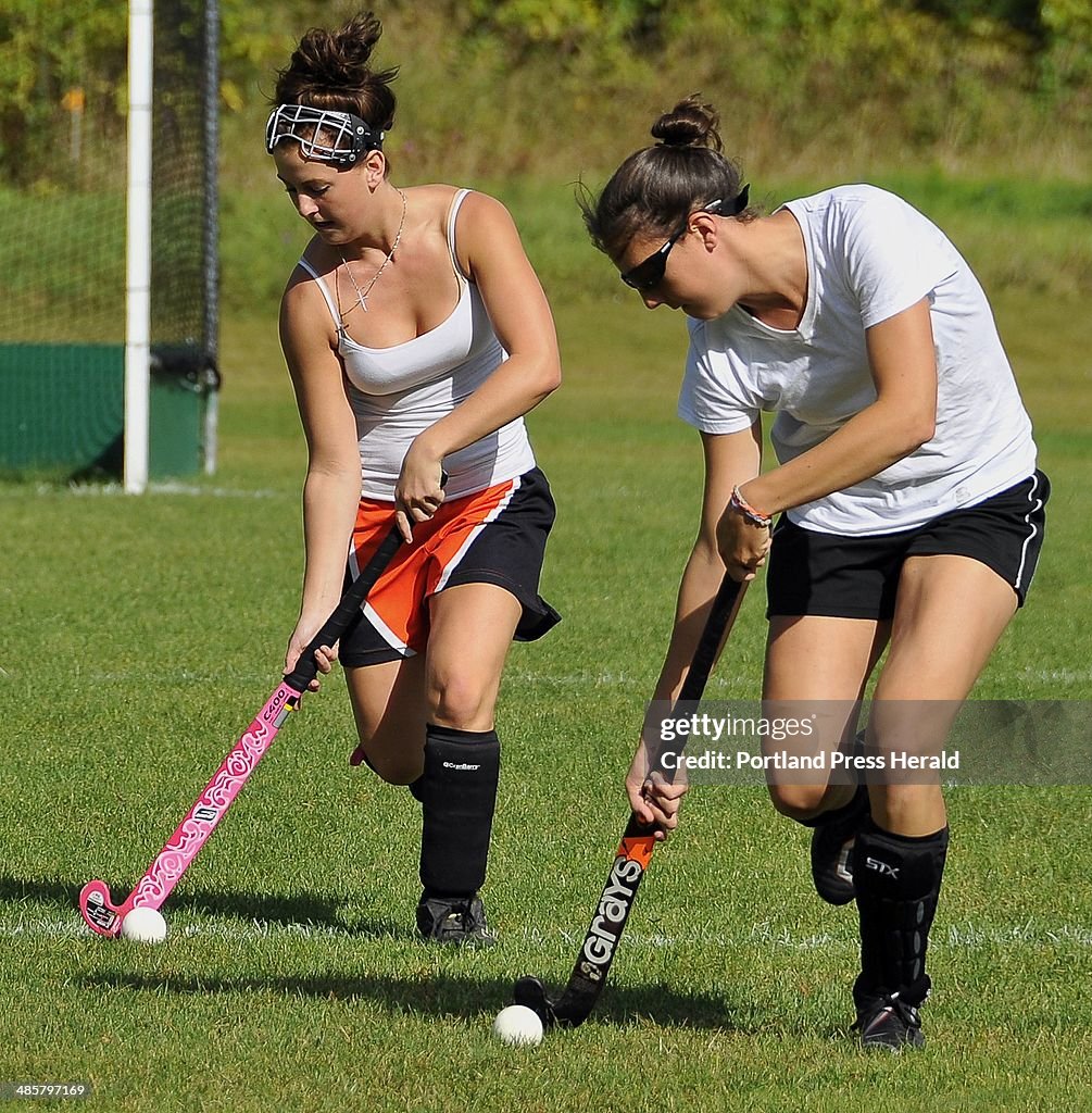 Georges Valley High in Thomaston and Rockland High have combined their field hockey teams and play