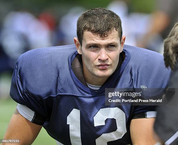 Photo by John Ewing/staff photographer -- Friday, August 12, 2011 -- University of Maine's football program hosts its annal media day at Orono....