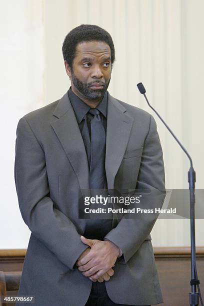Gregory Rec/Staff Photographer: -- Jeffrey Williams is sentenced to life in prison at York County Superior Court in Alfred on Monday, October 4, 2010...