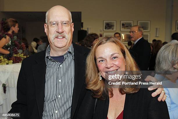 Gregory Rec/Staff Photographer: -- James O'Rourke and Carla Ramos of Portland at the Grand Tasting on the Harbor. --