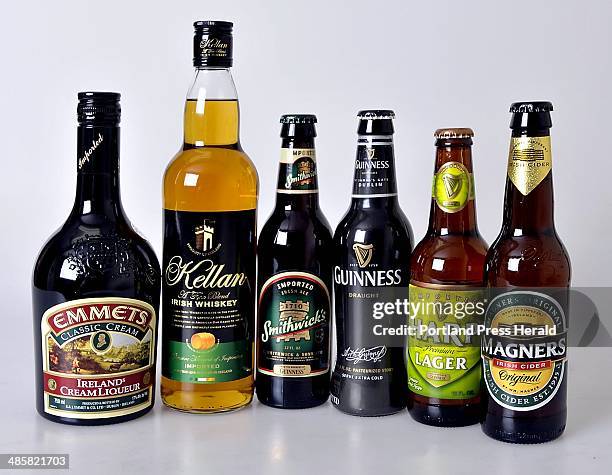 Photo by Gordon Chibroski/Staff Photographer -- Take your pick of a variety of Irish beverages to celebrate St. Patrick's Day, or any day, including...