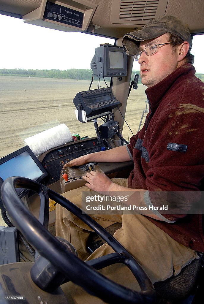 High-tech farming techniques utilizing GPS technology are allowing potato farms such as the Green T