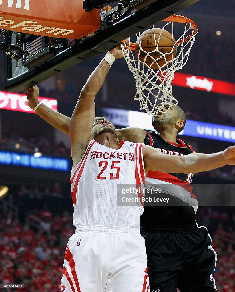 Portland Trail Blazers v Houston Rockets - Game One