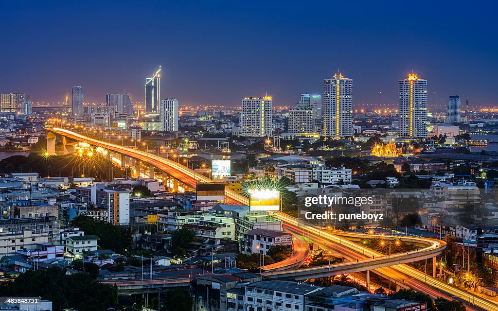 BANGKOK TWILIGHT CITYSCAPE, THAILAND