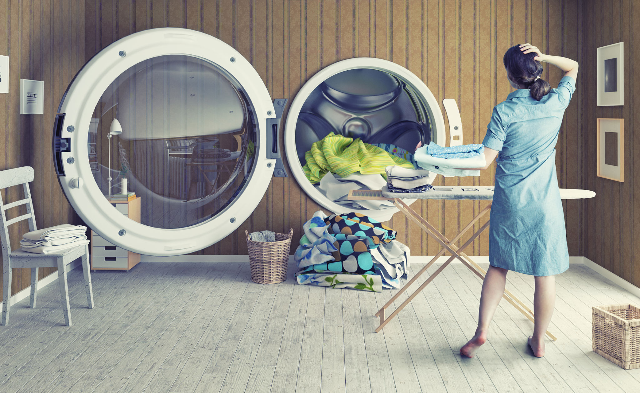 large washing machine