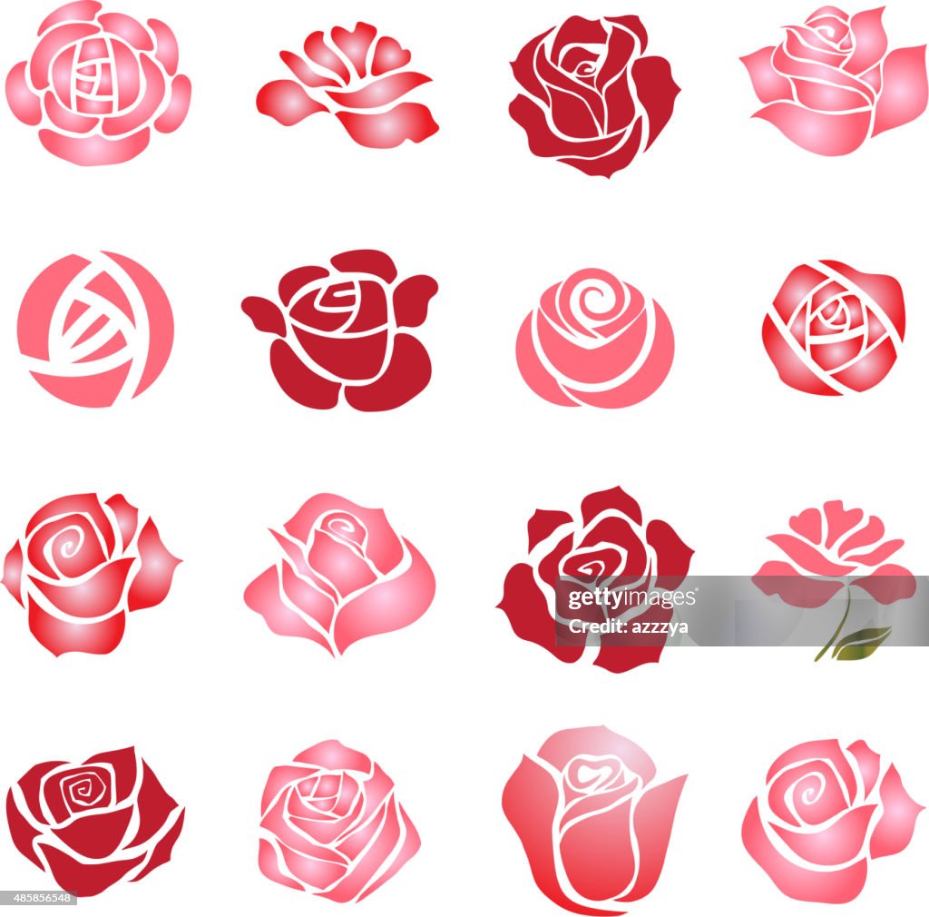 Design Roes Roses Design Elements High-Res Vector Graphic - Getty Images