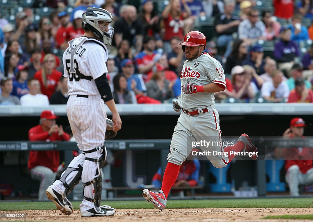 Philadelphia Phillies v Colorado Rockies