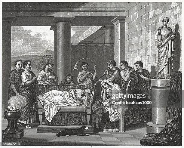 roman funeral cermony - funeral stock illustrations