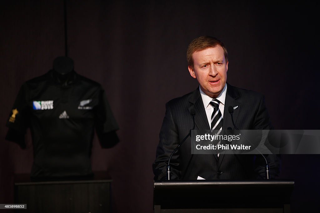New Zealand All Blacks Rugby World Cup Team Announcement