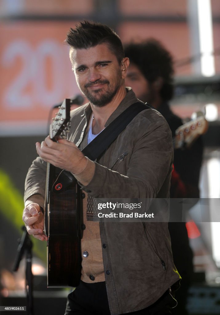 Juanes Performs On NBC's "Today"