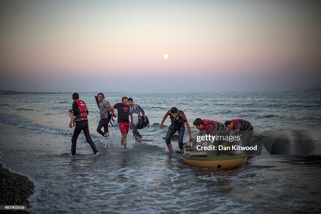 Migrants Begin Their Journey Through Europe In Kos