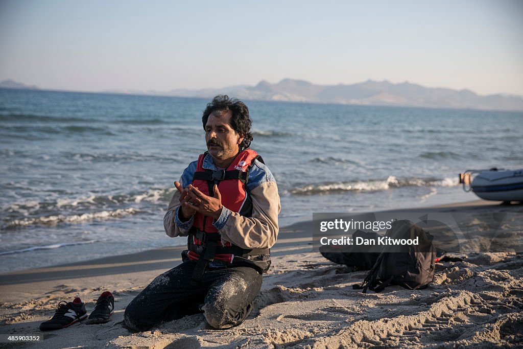 Migrants Begin Their Journey Through Europe In Kos