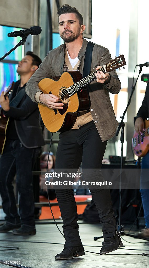 Juanes Performs On NBC's "Today"