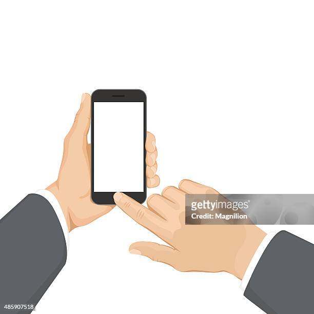 595 Cartoon Hand Holding Phone Photos and Premium High Res Pictures - Getty  Images