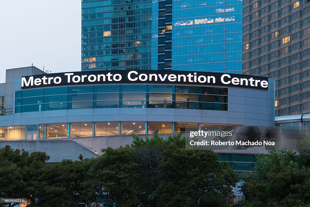 Mtcc Map View of the Metro Toronto Convention Centre building with sky... News ...
