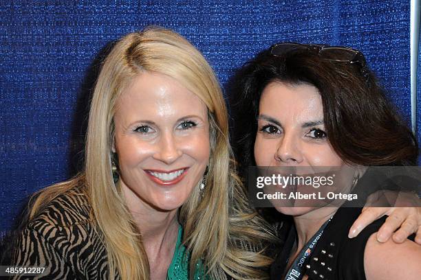 Actress/model Chanel Ryan and actress Marilyn Ghigliotti attends WonderCon Anaheim 2014 - Day 3 held at Anaheim Convention Center on April 20, 2014...