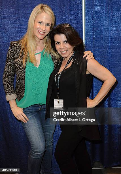 Actress/model Chanel Ryan and actress Marilyn Ghigliotti attends WonderCon Anaheim 2014 - Day 3 held at Anaheim Convention Center on April 20, 2014...