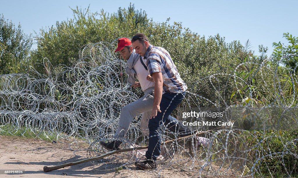 Record Number Of Migrants Flowing Into Hungary Across Its Borders With Serbia