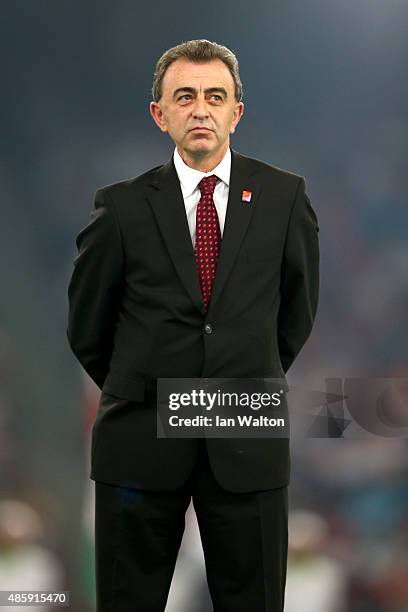 Simon Cooper, Head of Sport, Mayor's Office at Greater London Authority looks on during the closing ceremony during day nine of the 15th IAAF World...