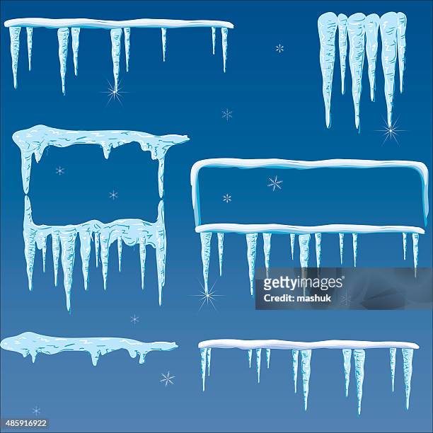 icicle - icicle vector stock illustrations