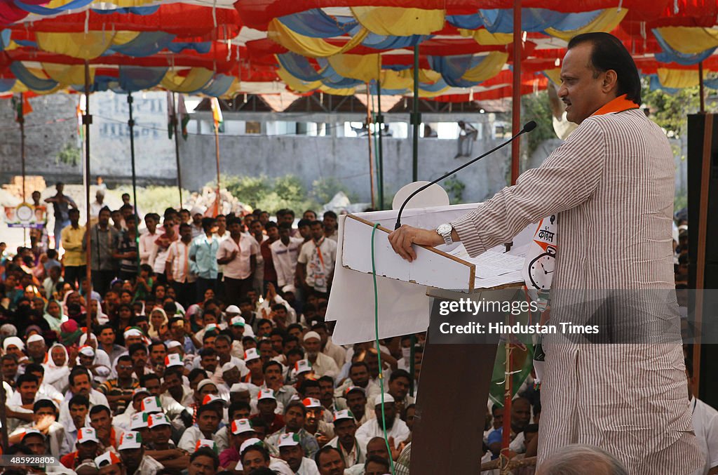 Ajit Pawar Addresses Rally At Jalgaon