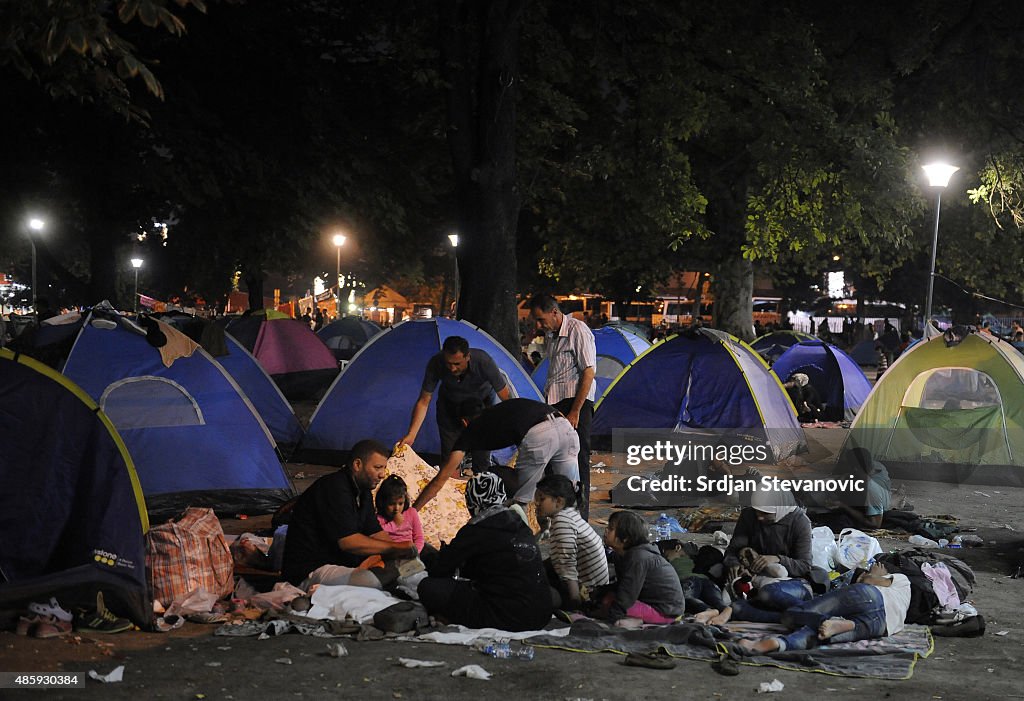 European Migrant Crisis Continues As Many Now Living On The Streets Of Belgrade