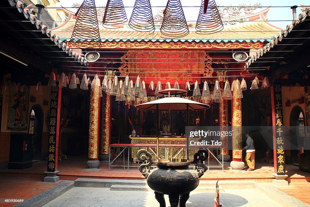 Chinese Temple In Cholon,Saigon,Vietnam.