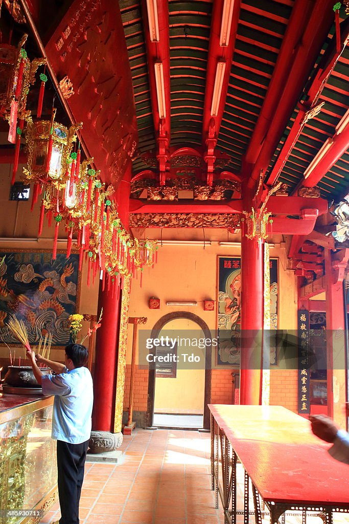 Chinese Temple In Cholon,Saigon,Vietnam.
