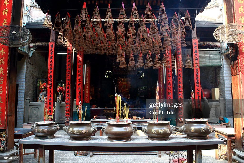 Chinese Temple In Cholon,saigon,Vietnam.