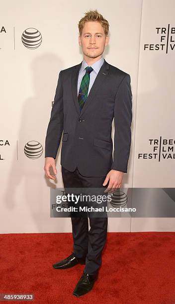 Actor Gavin Stenhouse attends Tribeca Talks: After The Movie: "NOW: In the Wings On A World Stage" during the 2014 Tribeca Film Festival at BMCC...