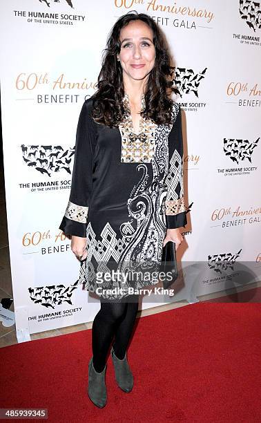 Director/honoree Gabriela Cowperthwaite attends the Humane Society Of The United States 60th Anniversary Benefit Gala on March 29, 2014 at The...