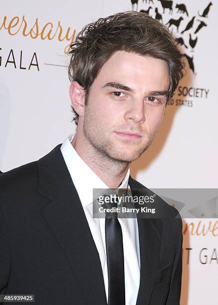 Actor Nathaniel Buzolic attends the Humane Society Of The United States 60th Anniversary Benefit Gala on March 29, 2014 at The Beverly Hilton Hotel...